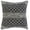 Gray/Black, variant on Ox Bay Marlee Gray/Black Diamond Striped Cotton Blend Adult Decorative Throw Pillow