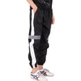 thumbnail image 6 of Big and Tall Mens Stripe Track Pants Skinny Stretch Trouser Elastic Jogger with Drawstring Lightweight Hiking Fishing Work Pant, 6 of 8