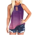 thumbnail image 2 of Viikei Womens Tank Top Camisoles for Women Plus O-neck Tops Straples Prints Loose Short, 2 of 4