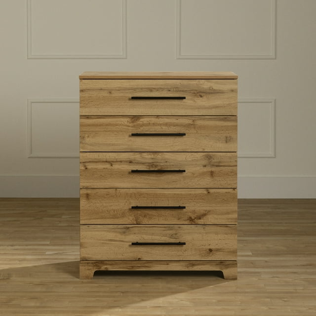 South Shore Barcelo 5-Drawer Chest for Adult, in Nordik Oak