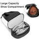 thumbnail image 3 of Bolsa de gimnasio con cordón, mochila impermeable con compartimento para zapatos y compartimento húmedo, bolsa deportiva grande, color negro JFHHH pequeña, 3 of 5