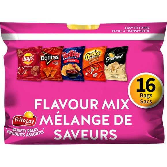 Produits assortis Frito-Lay Mélange de saveurs Grignotines aromatisées 428GM