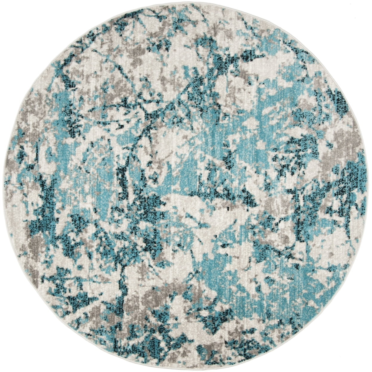 SAFAVIEH Skyler Collection SKY186M Blue / Ivory Rug