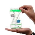 thumbnail image 6 of Dserhfy Liquid Motion Bubbler Timer Rotary Wheels Stress Relief Colorful Oil Dropping Hourglass Fidget Toy Home Office Desktop Decoration Kids Adults Gift, 6 of 7