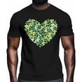 thumbnail image 2 of Camisetas informales de manga corta con trébol del Día de San Patricio para hombre, camisetas gráficas, 2 of 8