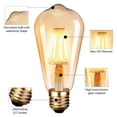 thumbnail image 2 of 6 bombillas LED de filamento vintage antiguas E27 de 4 W, decorativas., 2 of 11
