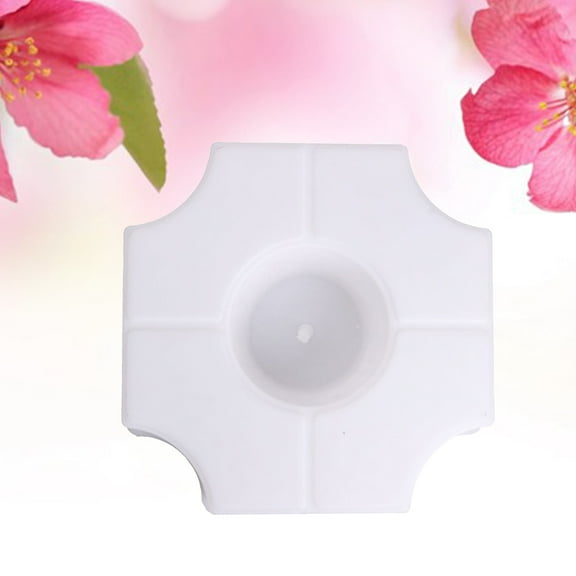 Sparsain Garden Stone Paver Mold Patio Path Maker Concrete Stepping Stone Reusable Driveway Paving Brick Mould (White)