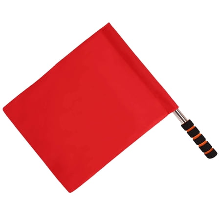 Raindrops  Starting Flag Soccer Assistant Referee Flags Football Gear Red