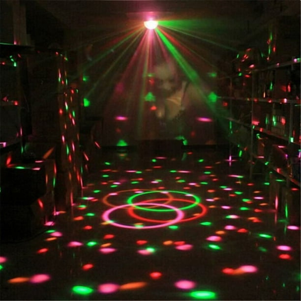 Lumières De Fête Disco Ball Light, Dj Disco Lights Led Lumière De Scène  Lumières Stroboscopiques Activées Par Le Son Avec Télécommande Pour Noël  Club