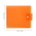 thumbnail image 3 of KAKOWELY Disc Storage Case 1pc 12 Capacity Disc Storage Case Portable DVD Container for Home Storage5.51"X5.12"X0.79", 3 of 4