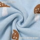 thumbnail image 5 of Manta para bebé Bleu La La Mushroom 89x79 cm de algodón azul, 5 of 8