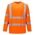 thumbnail image 1 of Portwest - Camiseta Alta Visibilidad de Manga Larga de Seguridad para Hombre (Naranja), 1 of 2