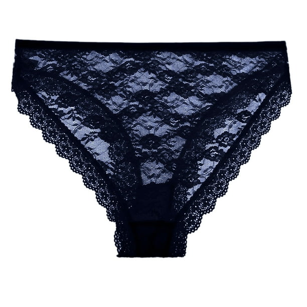 nsendm Female Underpants Adult Women Briefs Cotton Underpants Patchwork  Color Underwear Panties Bikini Solid Womens Boy Cut Panties for Women(Dark  Blue, XXL) 