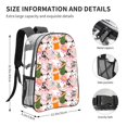 thumbnail image 4 of Honeii Cartoon Halloween Print Clear Backpack Heavy Duty Transparent Bag 17" See Through BookBag for Women Men Adults Work Festival Sports Travel, 4 of 7