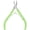 green, variant on Professional Cuticle Trimmer kit, Super Sharp Dead Skin Clipper, Cuticle Trimmer with Cuticle Pusher and Cutter, Stainless Steel Nippers Tools for Fingernails and Toenails - Black