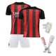 thumbnail image 1 of 2022 nueva camiseta de fútbol para niños 11 # Ibrahimovic pantalones cortos de moda camisetas de fútbol traje de niño y niña calcetines/set-negro blanco-16 BmatwkZeng Bmatwk Jersey, 1 of 2