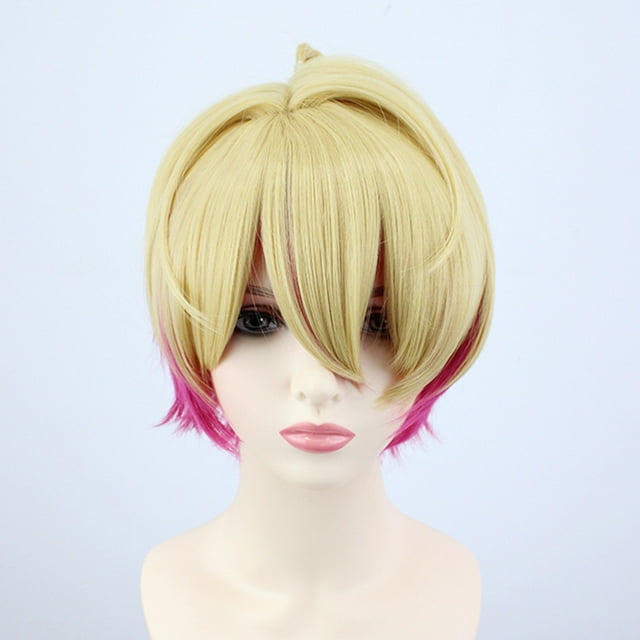 Peluca para cosplay Oshis No Ko Aquamarines, pelo sintético, 30 cm