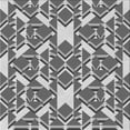 thumbnail image 1 of Ahgly Company Machine Washable Indoor Square Transitional Silver Gray Area Rugs, 4' Square, 1 of 7