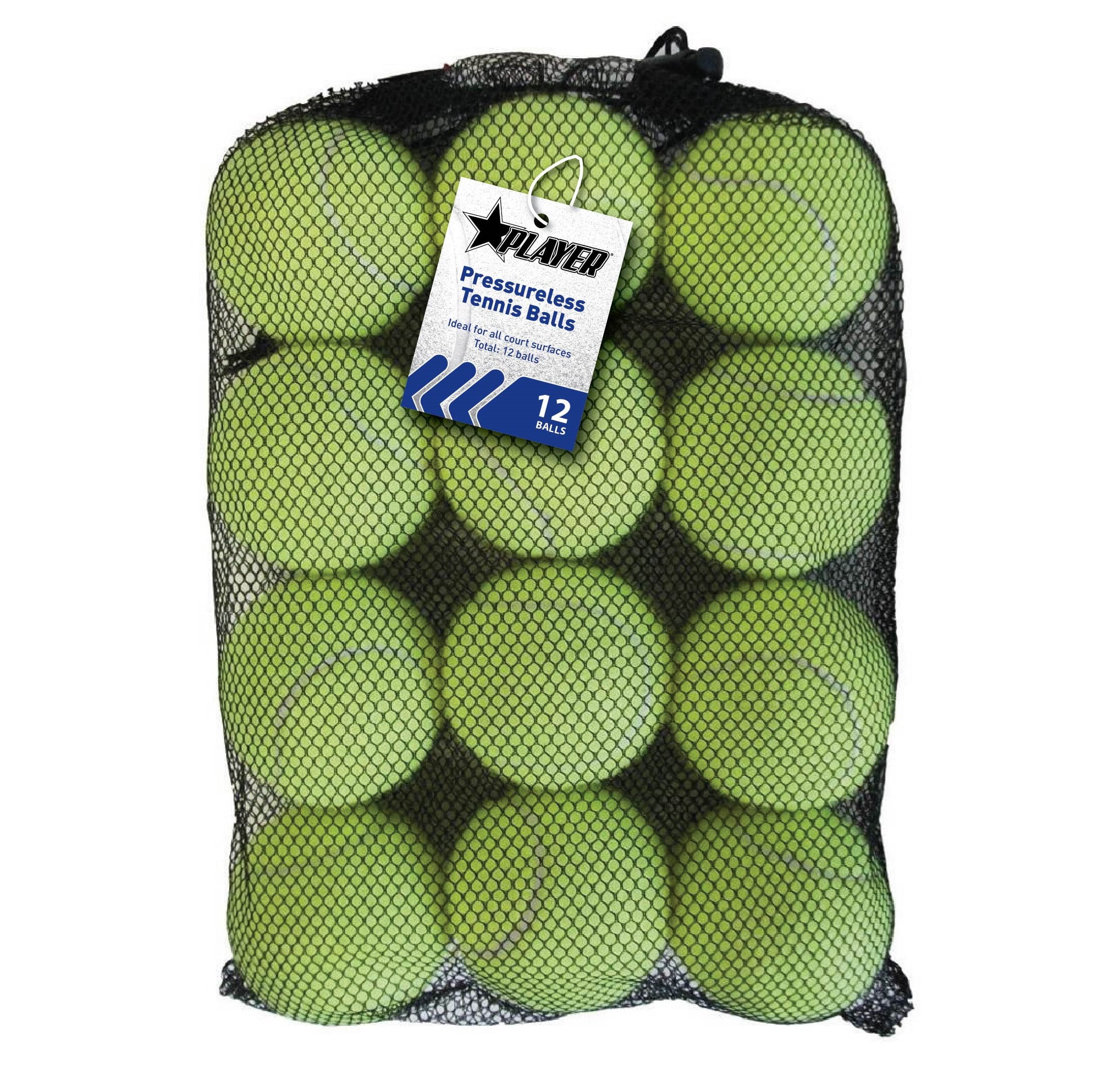 18 balls NEW Athletic Works Pressureless Tennis Balls 