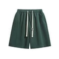 thumbnail image 1 of KIHOUT Mens Athletic Running Shorts, Elastic Beach Gym Workout Drawstring Shorts for Men with Pockets, 1 of 2