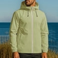 thumbnail image 2 of Timoontee Men's Spring Coat Outdoor Mountaineering Riding Windproof Work Coat Green L, 2 of 5
