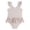 36Light Pink93, variant on WERYOUNG Girl's One-Piece Swimsuits Sleeveless Scoop Neck Kids Striped Swimwear Beach Sports Versatile Soft Toddler Swim Wear