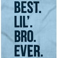 thumbnail image 2 of Best Lil Bro Ever Cute Little Brother Bodysuit Jumper Boys Infant Baby Brisco Brands 6M, 2 of 7