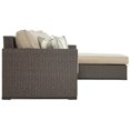 thumbnail image 3 of Serta Section de Rangement en Osier Laguna avec Coussins en Brun, 3 of 9