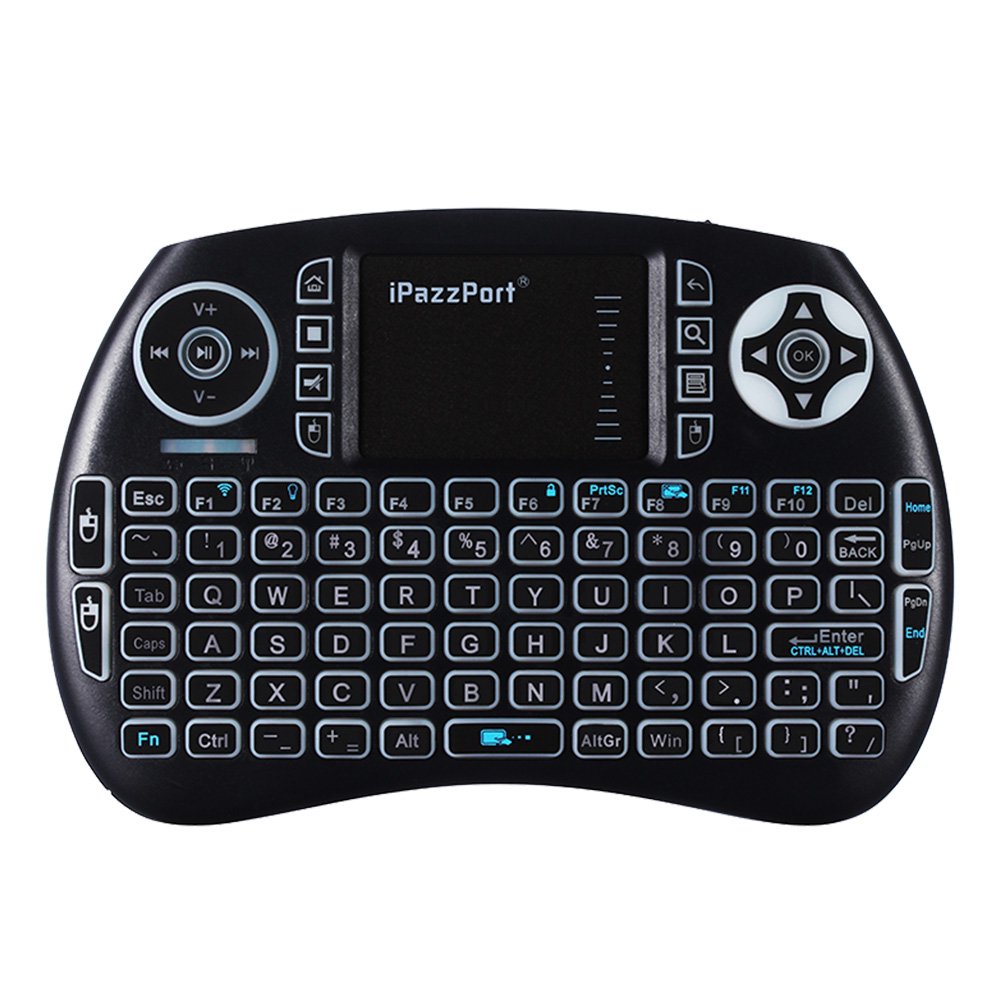 iPazzPort Bluetooth Mini Wireless QWERTY Keyboard and Mouse Touchpad