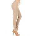 thumbnail image 2 of Women's Classic Skinny Ponte Pants Stretchy Mid-Rise Fit, 5-Pocket Design, 2 of 4