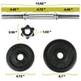 thumbnail image 2 of PRCTZ 40lb Adjustable Dumbbell Set, Chrome & Black, 2 of 8