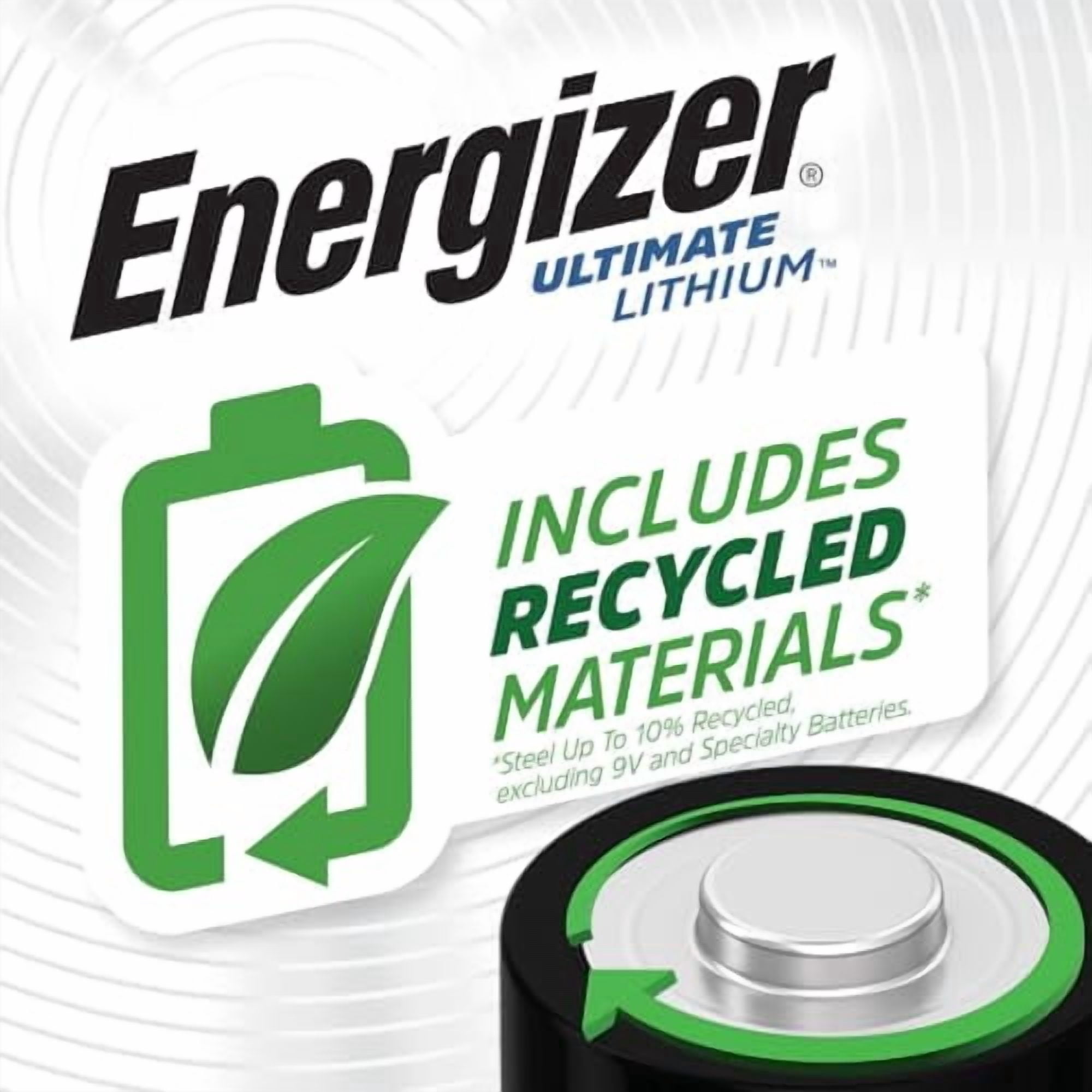 Energizer AA Ultimate Lithium Battery Pack of 10