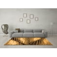 thumbnail image 3 of Ahgly Company Indoor Square Abstract Orange Modern Area Rugs, 8' Square, 3 of 4
