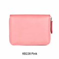 thumbnail image 1 of Langgg Coin Purse Men Short Money Bag Change Mini Wallet Pocket Zipper Rfid Blocking Card Holder Cowhide Lady Fashion for Office Pouch Pink, 1 of 9