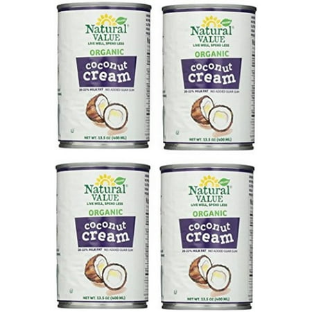 Natural Value Organic Coconut Cream, 13.5 Ounce (pack of (Best Coconut Custard Pie)