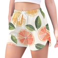 thumbnail image 2 of FORMRS Womens Swim Shorts Mesh Liner Quick Dry Casual Beach Board Bottom with Pockets, Sizes S-2XL, Watercolor Orange, 2 of 9