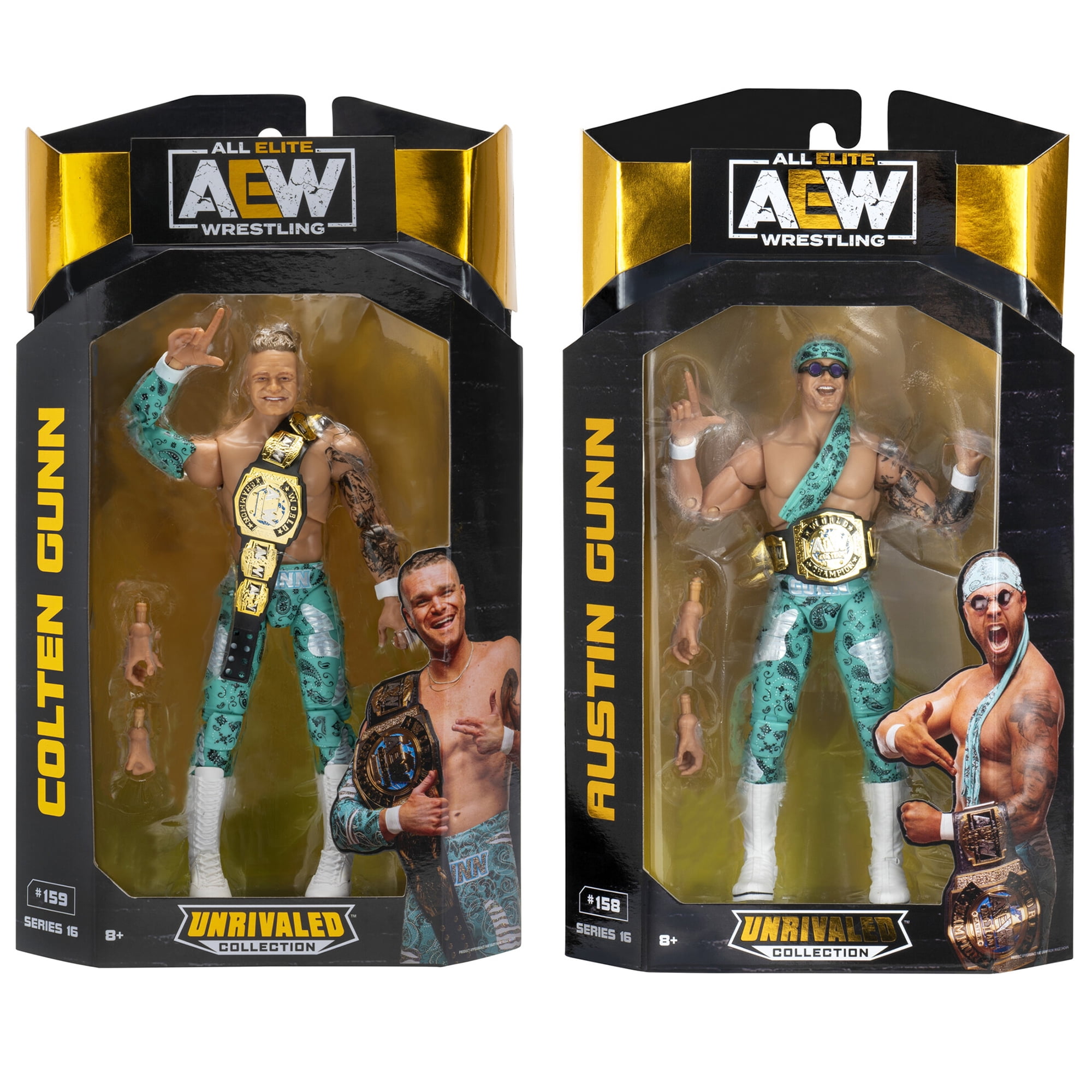 AEW ヤングバックス(ニックジャクソン&マットジャクソン)フィギュア2体セット Package Deal (Set of 2) - Young Bucks (Nick & Matt Jackson