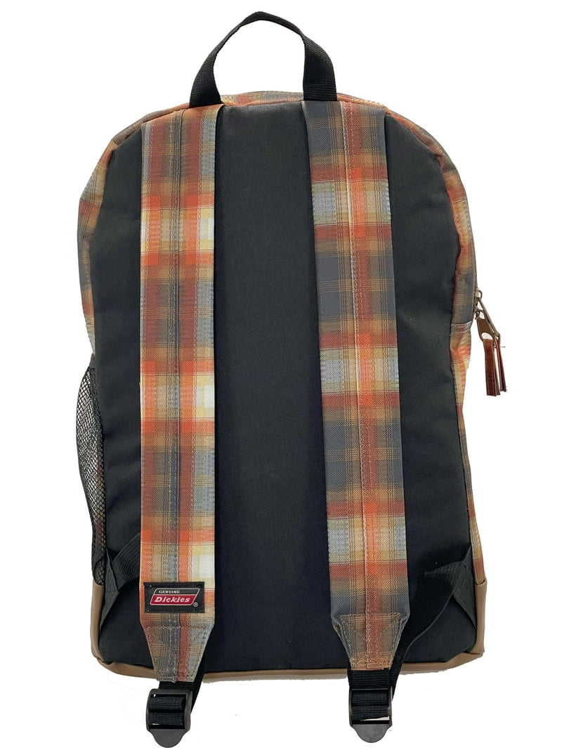 Genuine Dickies Unisex Varsity 17" Laptop Backpack Vintage Plaid Brown -  Walmart.com