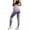 Purple, variant on PEASKJP Leggings for Women Tummy Control High Waisted Crossover Workout Lounge Bell Bottom Jazz Dress Pants, Black S