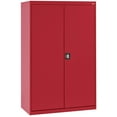 thumbnail image 3 of Sandusky Lee 46"W x 24"D x 72"H 5-Shelf Steel Storage Cabinet with Recessed Handle, 3 of 8