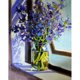thumbnail image 1 of Pintura de diamante (DB5316) Flores en jarrón Cuadro de arte de diamantes de imitación redondo completo (A023) 20X30cm FLhrweasw Nuevo, 1 of 1
