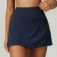 thumbnail image 2 of vigerkar Skirts for Women High Waisted A Line Tennis Golf Athletic Casual Skorts with Pockets Navy, L, 2 of 4