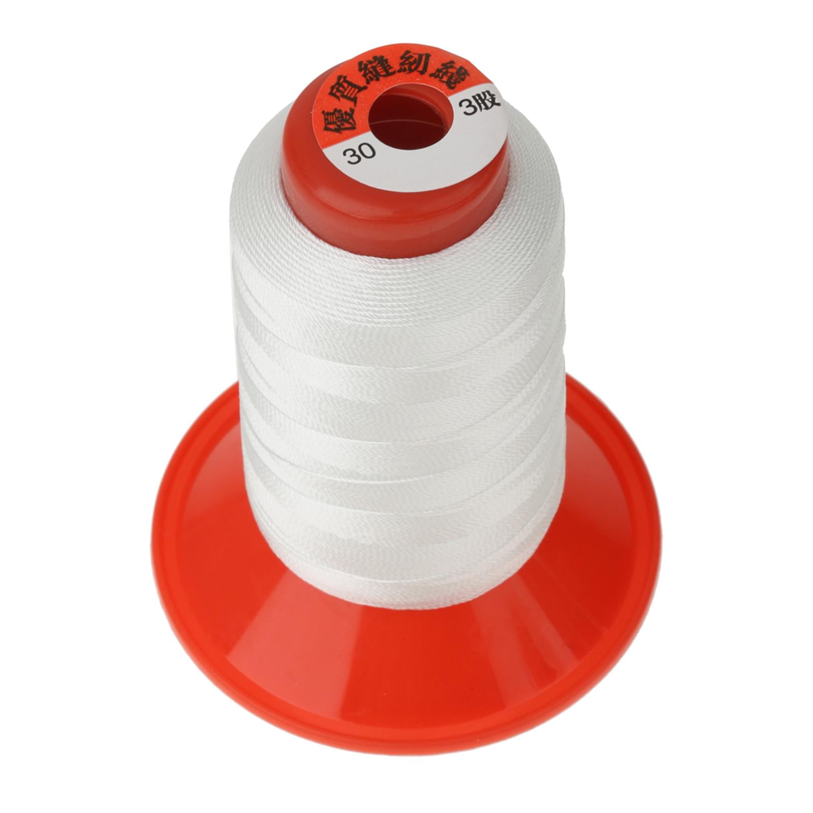 HOMYL 3-4 Packung 500 Meters Strong Bonded Nylon Tent Backpack Sewing Thread Cord White 4 Pcs