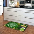thumbnail image 5 of SKYSONIC St Patrick's Day Clover Kitchen Rug Non-Slip Bath Rug Doormats Anti Fatigue Runner Comfort Floor Mat 39 x 20 Inch, 5 of 7