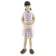 thumbnail image 3 of Mini muñeca modelo mesa de arena adorno de escritorio modelo de tren mini figura de personas Chica, 3 of 9