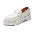 thumbnail image 1 of AIYUQI, zapatos de primavera para mujer, estilo británico, suela gruesa, estilo universitario, mocasines informales, zapatos de moda de cuero genuino para niñas, WHSLE MTO Tan Jianjun  unisex, 1 of 2