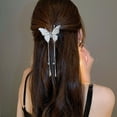 thumbnail image 3 of Pinza Para El Pelo Con Borla, Pinza Brillante Con Borla Para Uso Diario, 3 of 7