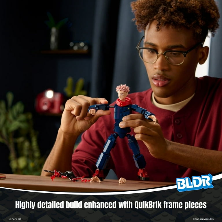 BLDR Jujutsu Kaisen Yuji Itadori Building Set - 9.5 inch