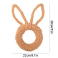 thumbnail image 2 of ddioayh Easter Bunny Shaped Wreath for Front Door and Window Display Spring Holiday Decoration with Realistic Design Home Decor Gift Idea, 2 of 6