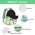 thumbnail image 4 of Dinosaur Print Bookbag - Waterproof Backpack for College & Work, Padded Laptop Holder, Adjustable Straps, Roomy Design, 4 of 6